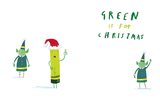 【Oliver Jeffers】Green Is For Christmas