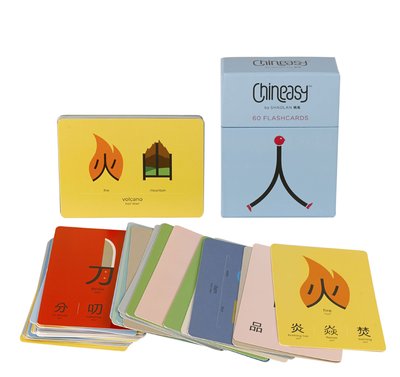 CHINEASY: THE NEW WAY TO READ CHINESE FLASHCARDS 简单中文：60个抽认卡