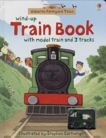 【Wind-up】Train Book，【扭动发条玩具书】火车（含3个轨道）