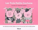 Les Trois Petits Cochons: Un livre accordéon avec des décors et des découpes，三只小猪：纸雕风琴书